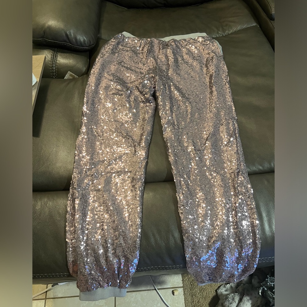 Forever 21 sequin joggers